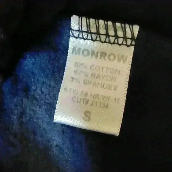 Monrow Sweatpants Womens Small Tie Dye Cotton Pockets USA Athleisure - Picture 4 of 16